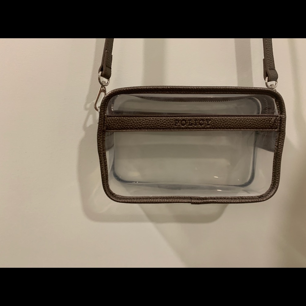 A clear policy bag